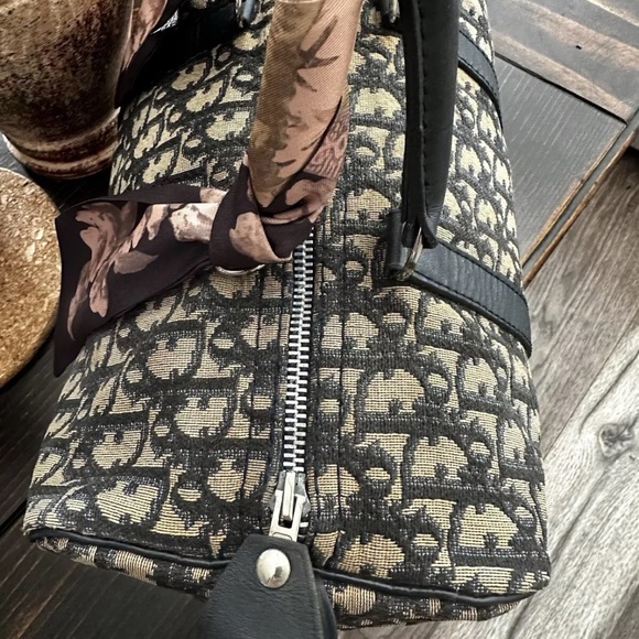 Vintage Christian Dior Trotter Boston Bag - Picture 4 of 10